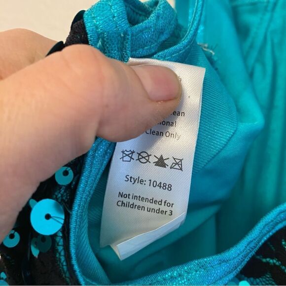 WEISSMAN Dance costume ballet feather Kelly green tutu U Got The Look 10488 SA - Picture 7 of 9